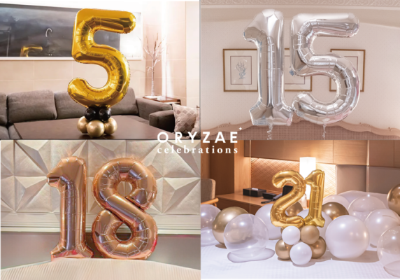 数字デコレーションのオプション