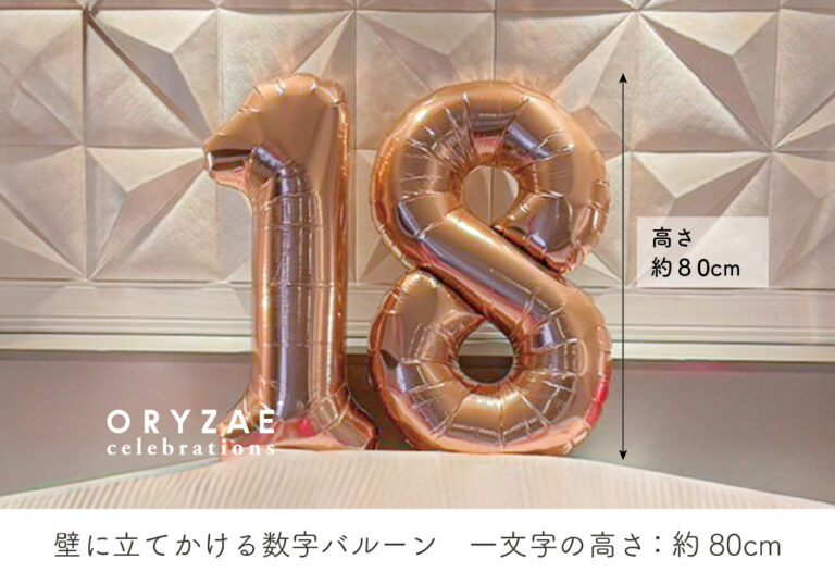 [Optional] Large Number Balloons Filled with Air