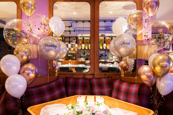 飲食店で結婚式二次会