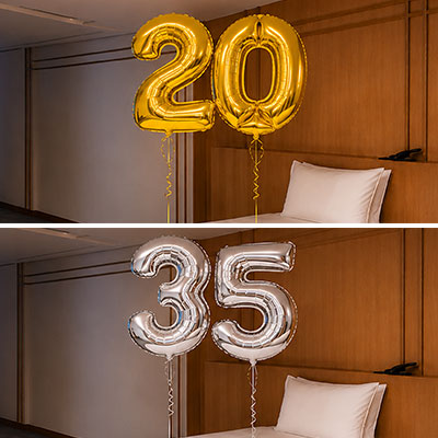 number balloon