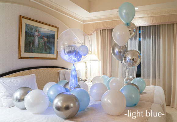 恋人へホテルサプライズ装飾