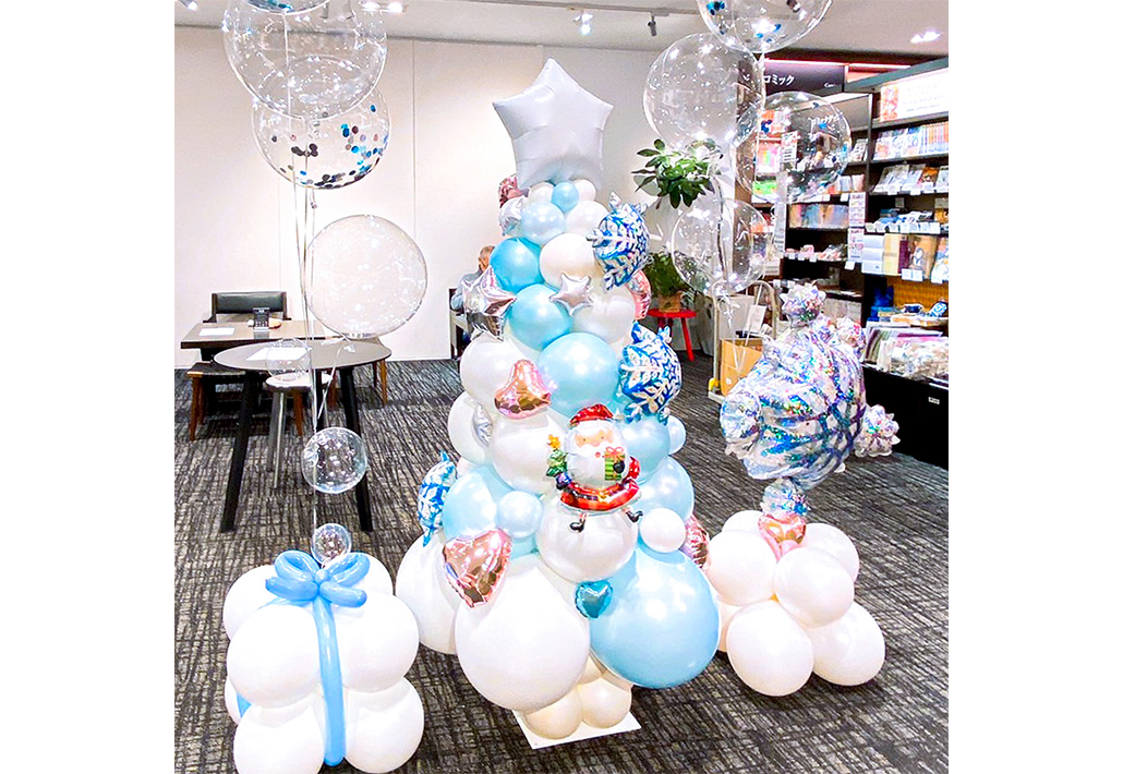 ホテルのクリスマスイベント装飾