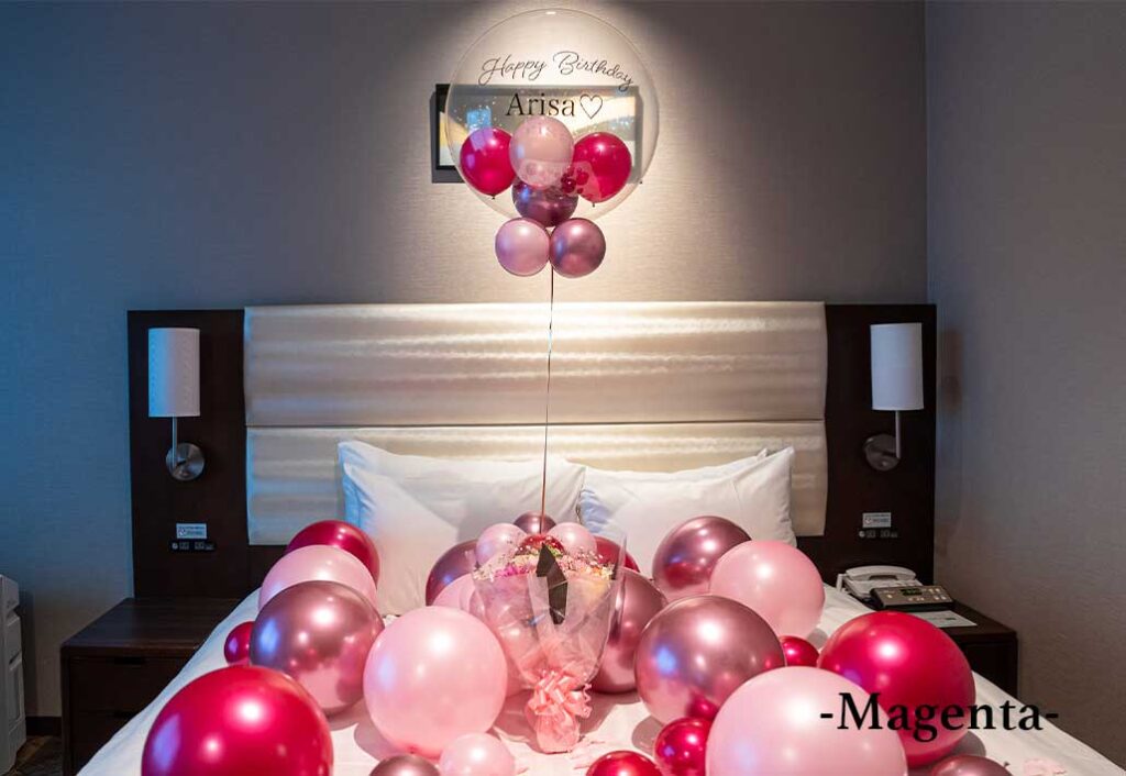 ホテルでお誕生日装飾