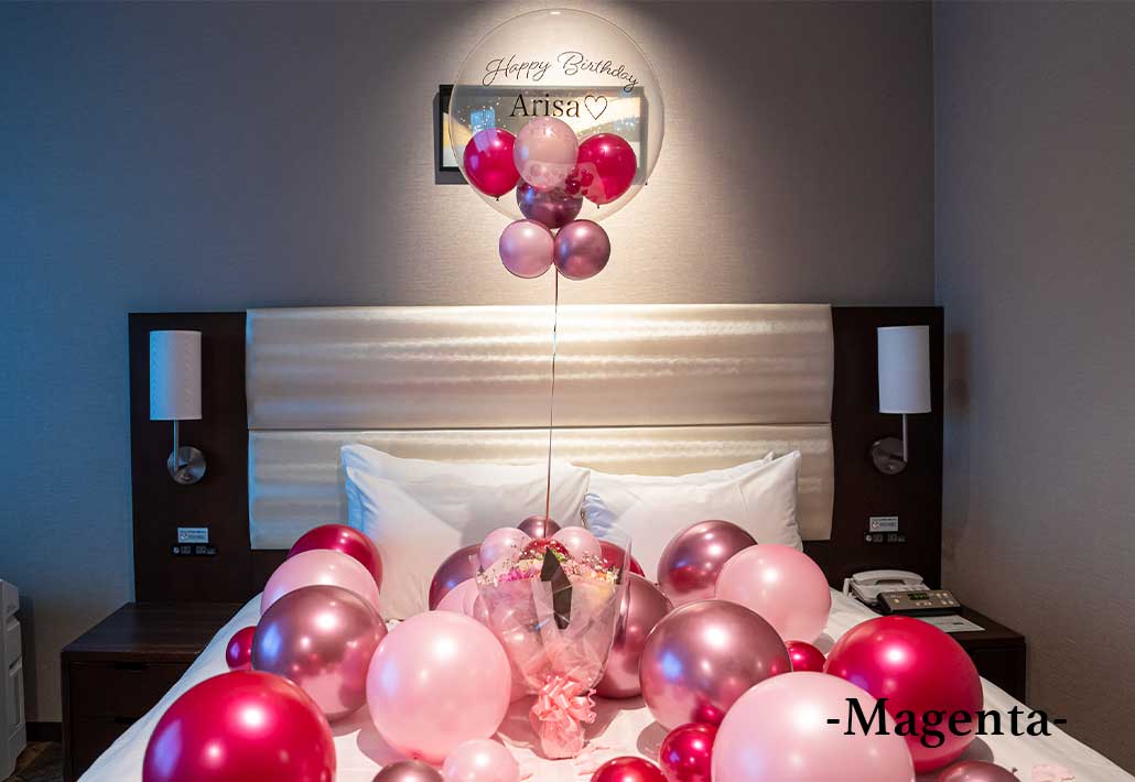 ホテルでお誕生日装飾