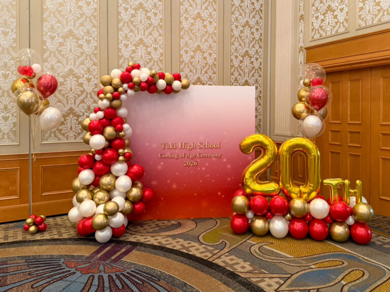 20th Coming-of-Age Celebration Balloon Decoration at Marriott Associa Hotel